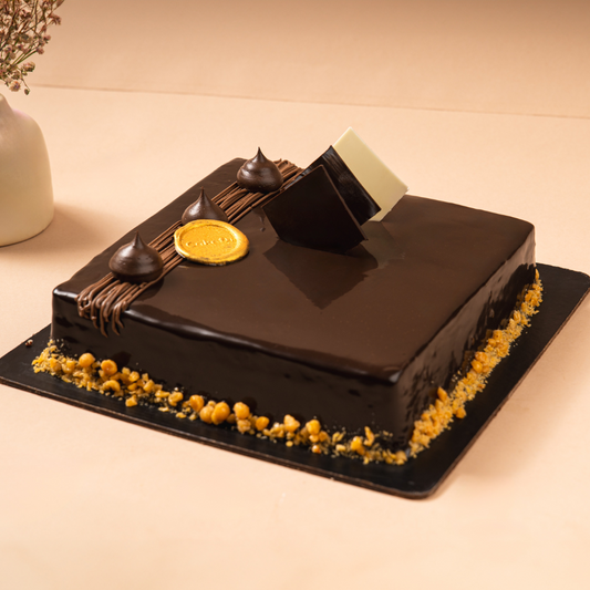 A decadent Square Truffle Cake Gurgaon & Delhi NCR | Cakofy