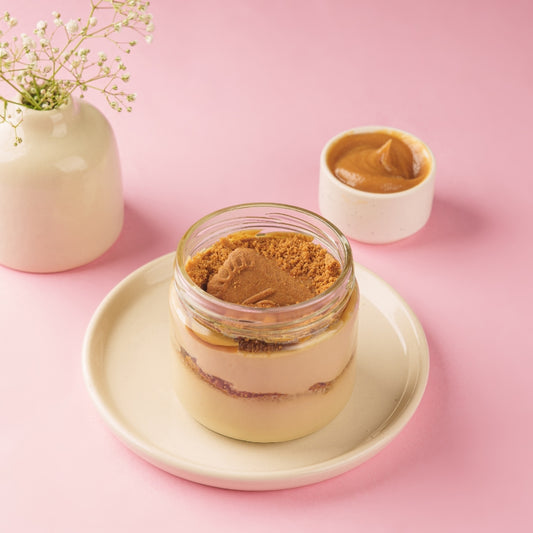A heavenly Lotus Biscoff Jar Cake Gurgaon & Delhi NCR | Cakofy