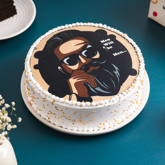 A quirky Men Will Be Men Cake Gurgaon & Delhi NCR | Cakofy