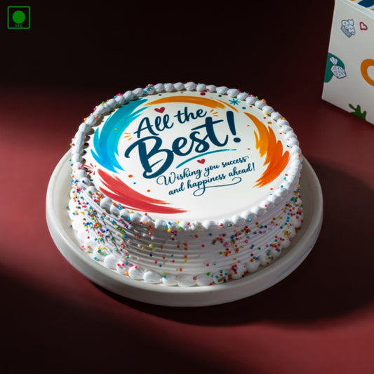 All the Best Photo Cake - Gurgaon, Delhi & Noida