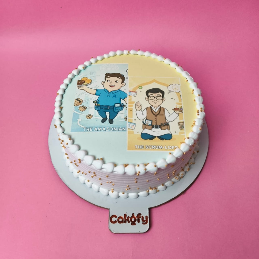 Amazon Special Poster Cake – Gurgaon & Delhi NCR | Cakofy