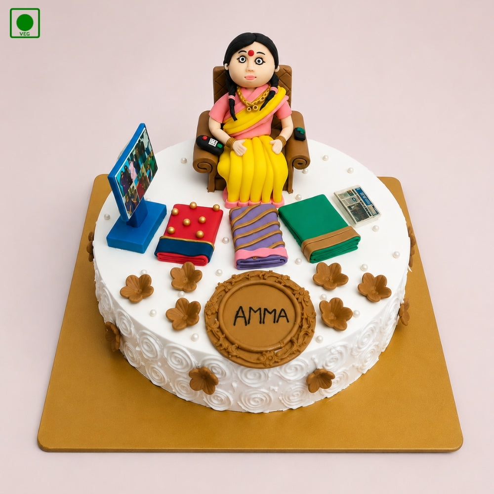 Amma Theme Designer Cake – Gurgaon, Delhi & Noida
