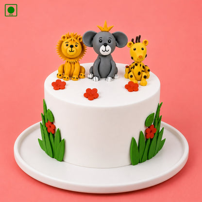 Animals Designer Kids Cake - Gurgaon, Delhi & Noida