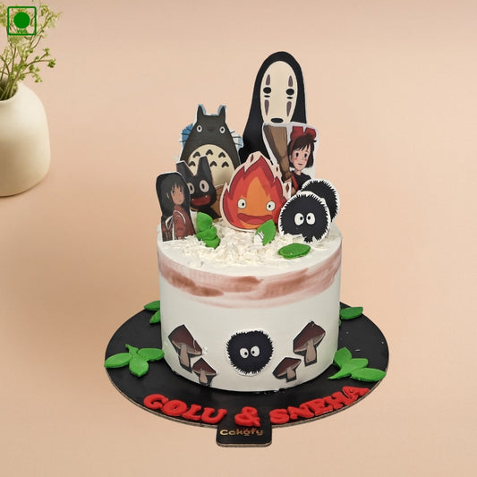 Anime Love Designer Cake - Gurgaon & Delhi NCR | Cakofy