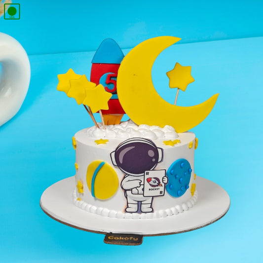 Astronaut Moon Rocket Cake - Gurgaon & Delhi NCR | Cakofy