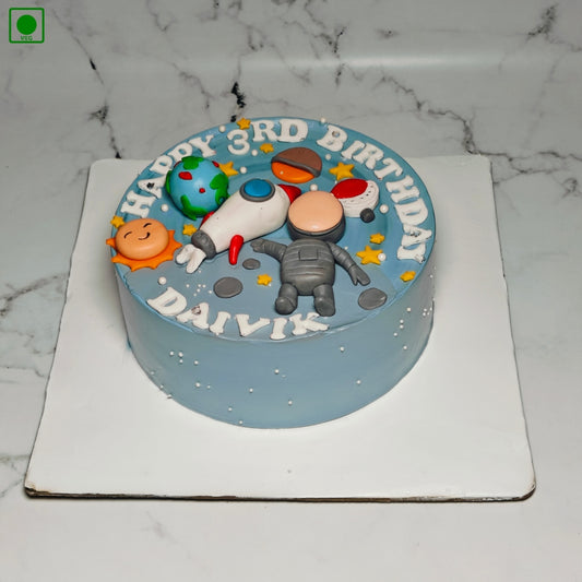 Astronaut Rocket Theme Cake - Gurgaon & Delhi NCR | Cakofy
