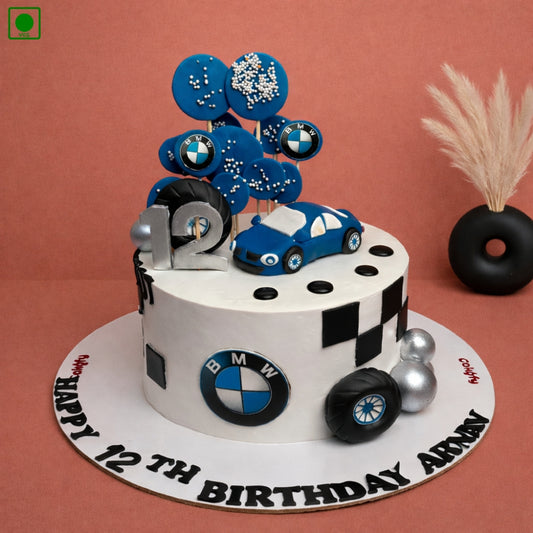 BMW Car Theme Cake - Cake Gurgaon & Delhi NCR | Cakofy