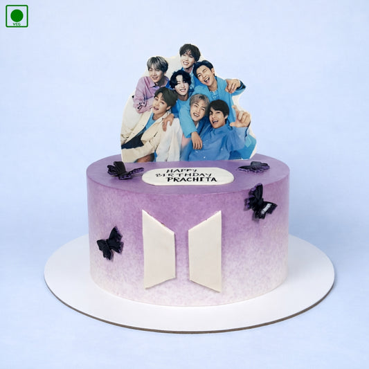 BTS Army Logo Cake - Gurgaon & Delhi NCR | Cakofy