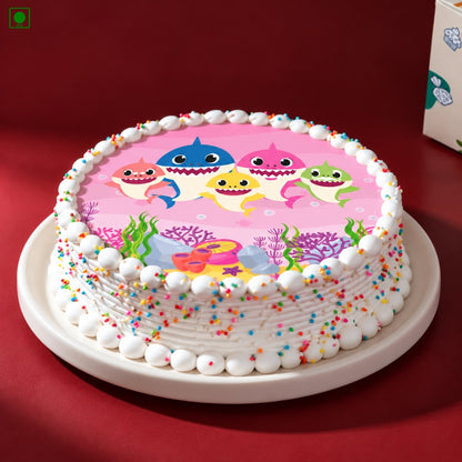 Baby Shark Family Cake - Gurgaon, Delhi & Noida