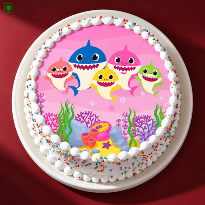 Baby Shark Family Cake - Gurgaon, Delhi & Noida