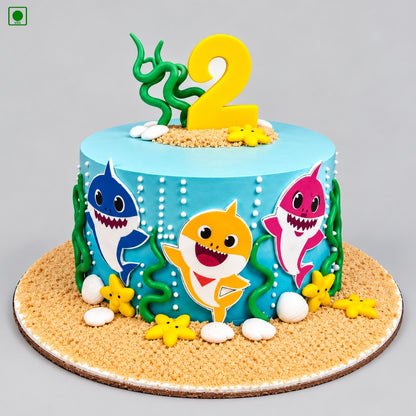 Baby Shark Theme Cake - Gurgaon, Delhi & Noida