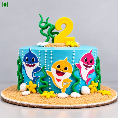 Baby Shark Theme Cake - Gurgaon, Delhi & Noida