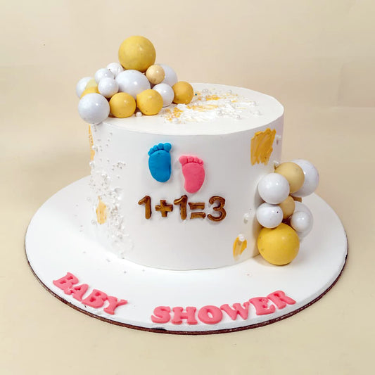 Baby Shower Designer Cake - Gurgaon & Delhi NCR | Cakofy