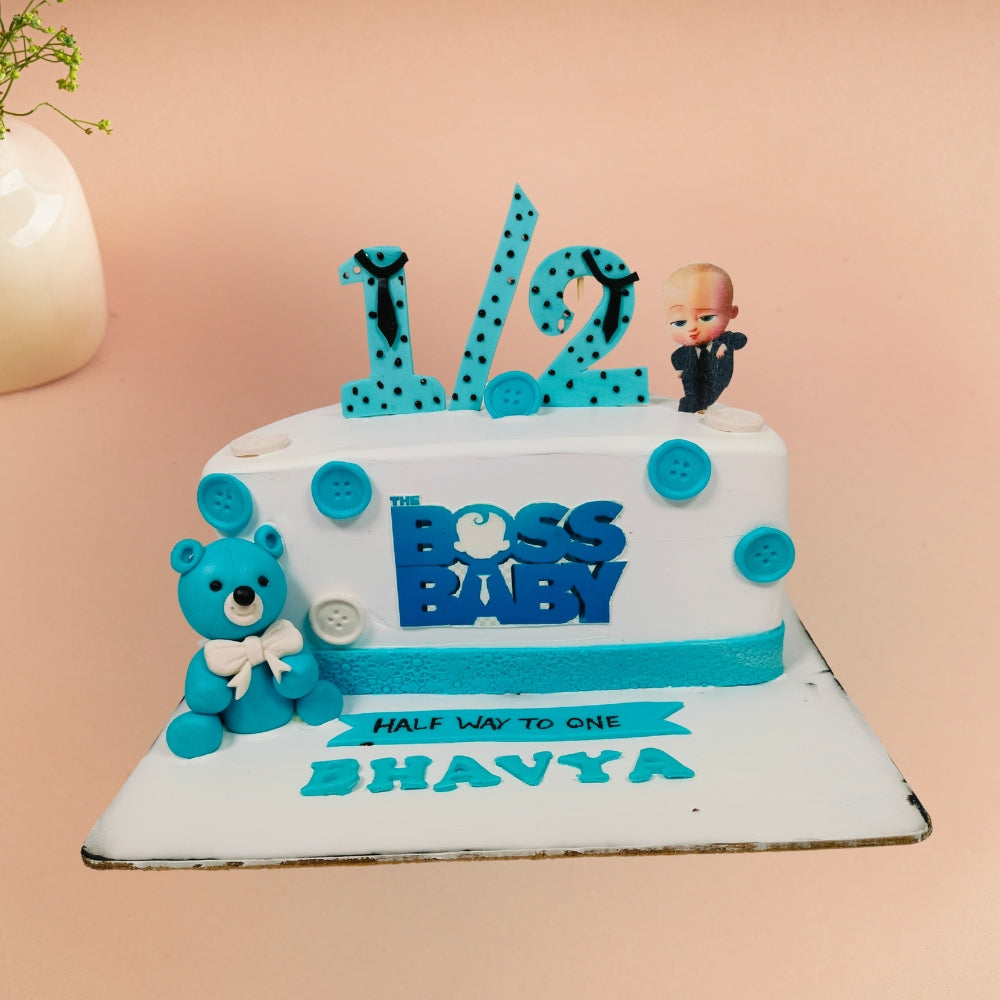 Baby Boss Half Cake Gurgaon & Delhi NCR | Cakofy