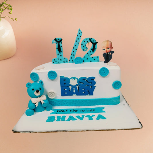 Baby Boss Half Cake Gurgaon & Delhi NCR | Cakofy