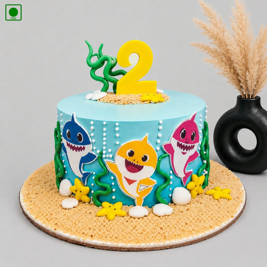 Baby Shark Theme Cake - Gurgaon, Delhi & Noida