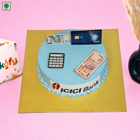 Banker Theme Cake