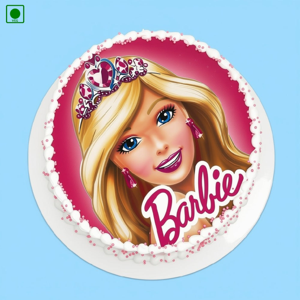 Barbie Theme Poster Cake