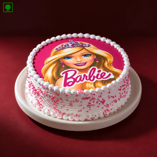 Barbie Theme Poster Cake - Gurgaon, Delhi & Noida
