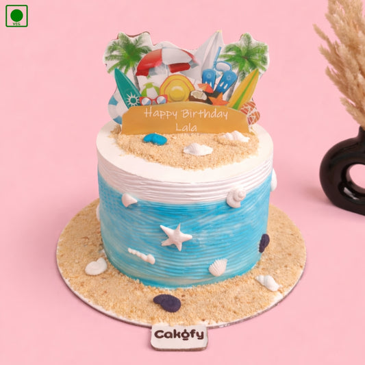 Beach Theme Cake - Gurgaon & Delhi NCR | Cakofy