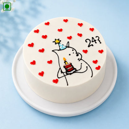 Bear Cartoon Cake - Gurgaon, Delhi & Noida