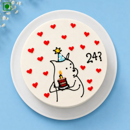 Bear Cartoon Cake - Gurgaon, Delhi & Noida