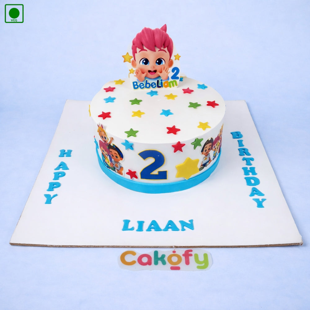 BebeLiam Theme Cake - Gurgaon & Delhi NCR | Cakofy