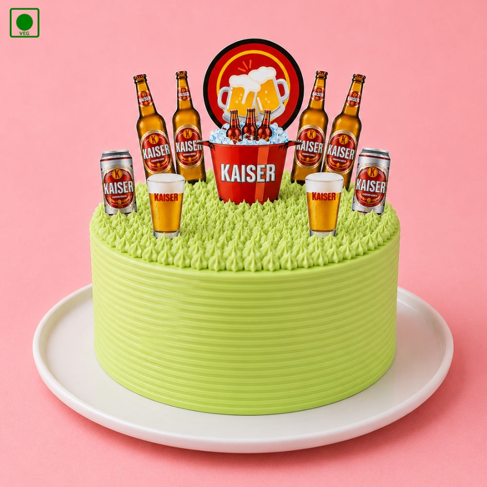 Beer Bucket Theme Cake - Gurgaon, Delhi & Noida
