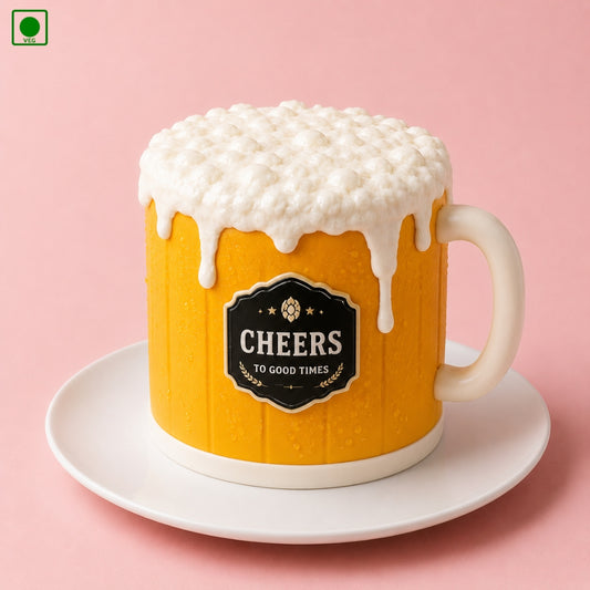 Beer Glass Designer Cake - Gurgaon, Delhi & Noida