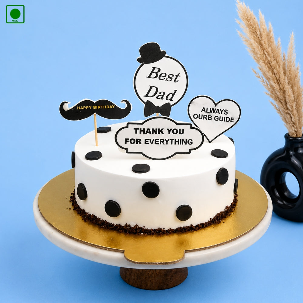 Best Dad Special Birthday Theme Cake - Gurgaon, Delhi & Noida