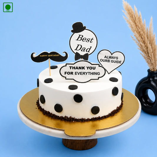 Best Dad Special Birthday Theme Cake - Gurgaon, Delhi & Noida