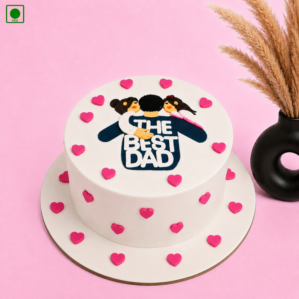 Best Dad Ever Designer Cake - Gurgaon, Delhi & Noida