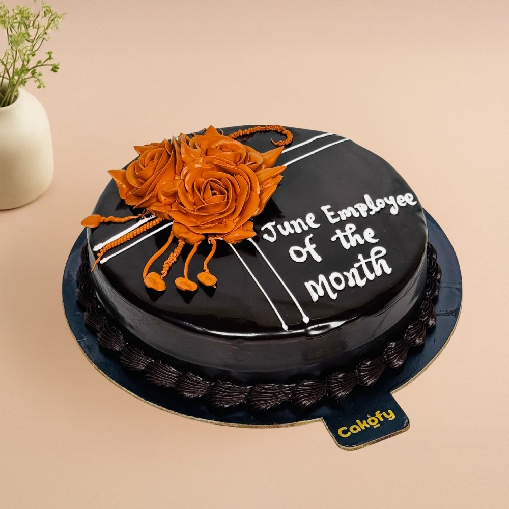 Best Employee Of the Month Truffle Cake - Gurgaon & Delhi NCR | Cakofy