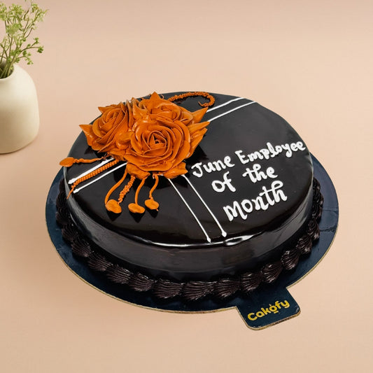 Best Employee Of the Month Truffle Cake - Gurgaon & Delhi NCR | Cakofy