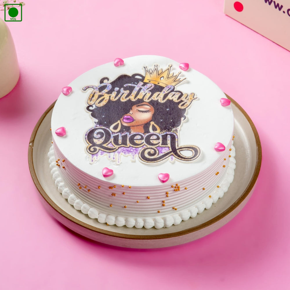Birthday Queen Cake - Gurgaon & Delhi NCR | Cakofy