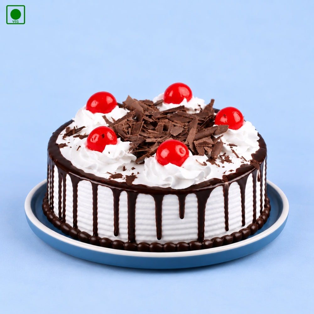 Black Forest Round Cake - Gurgaon, Delhi & Noida