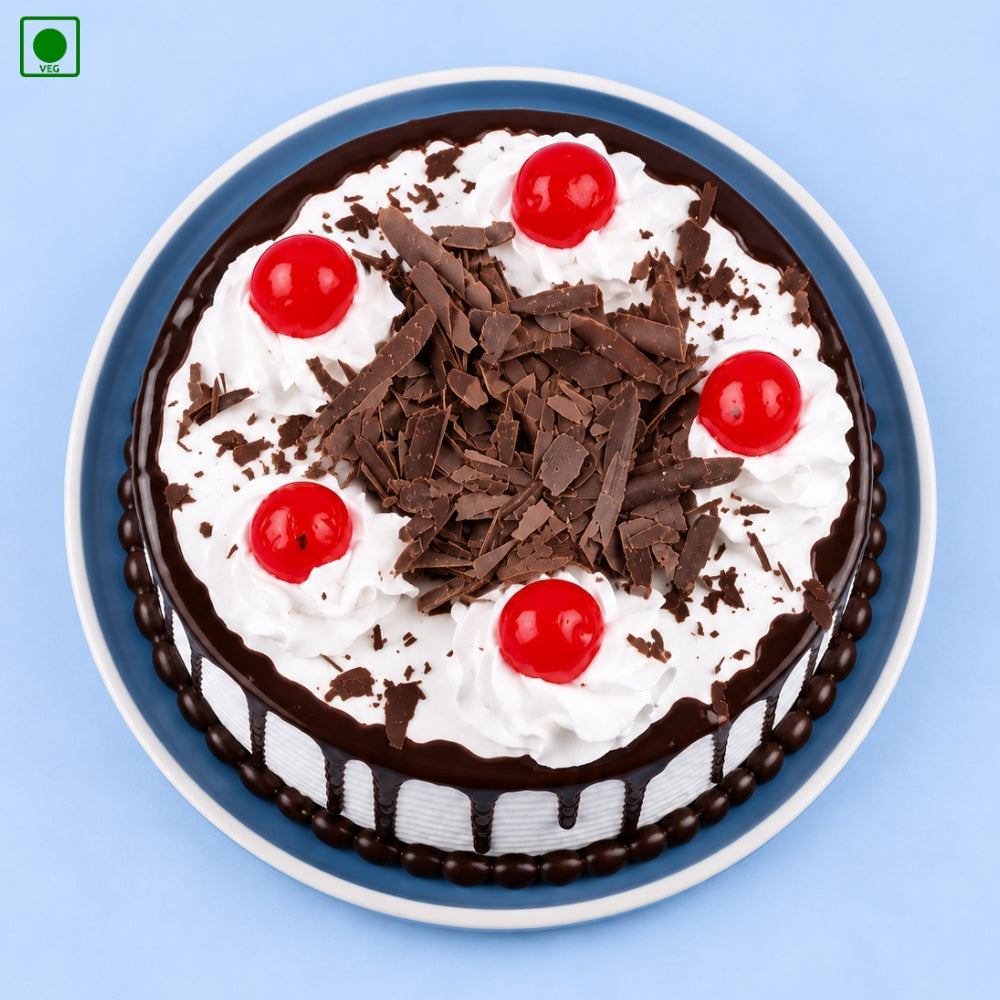 Black Forest Round Cake - Gurgaon, Delhi & Noida