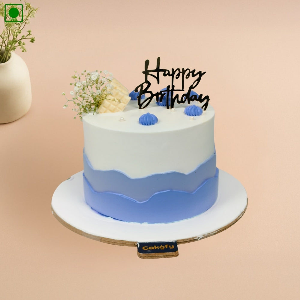 Blue Ombre Cake - Gurgaon & Delhi NCR | Cakofy
