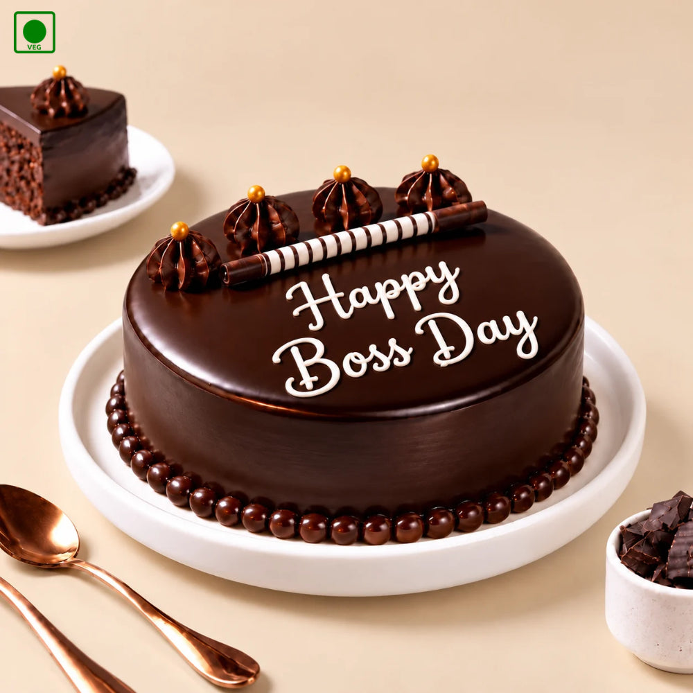 Boss Day Chocolate Truffle Cake