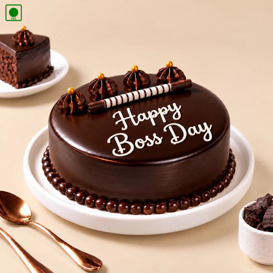 Boss Day Chocolate Truffle Cake