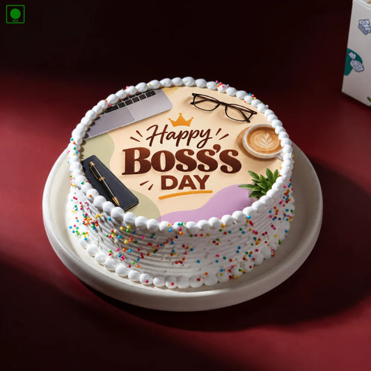 Boss Day Executive Desk Cake - Gurgaon, Delhi & Noida