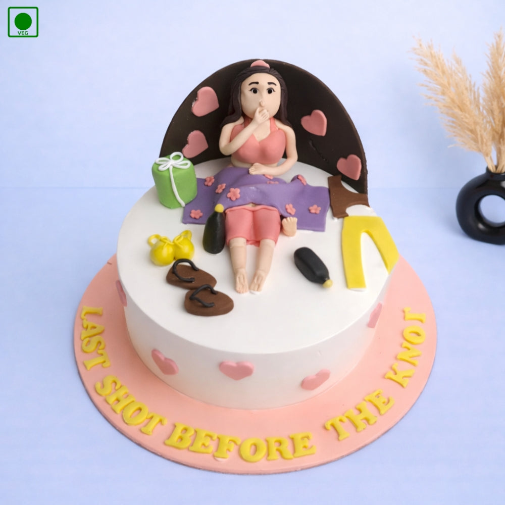 Bride To Be Fun Theme Cake - Gurgaon & Delhi NCR | Cakofy