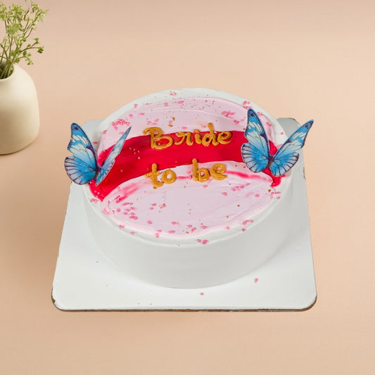 Bride To Be Butterfly Cake - Gurgaon & Delhi NCR | Cakofy