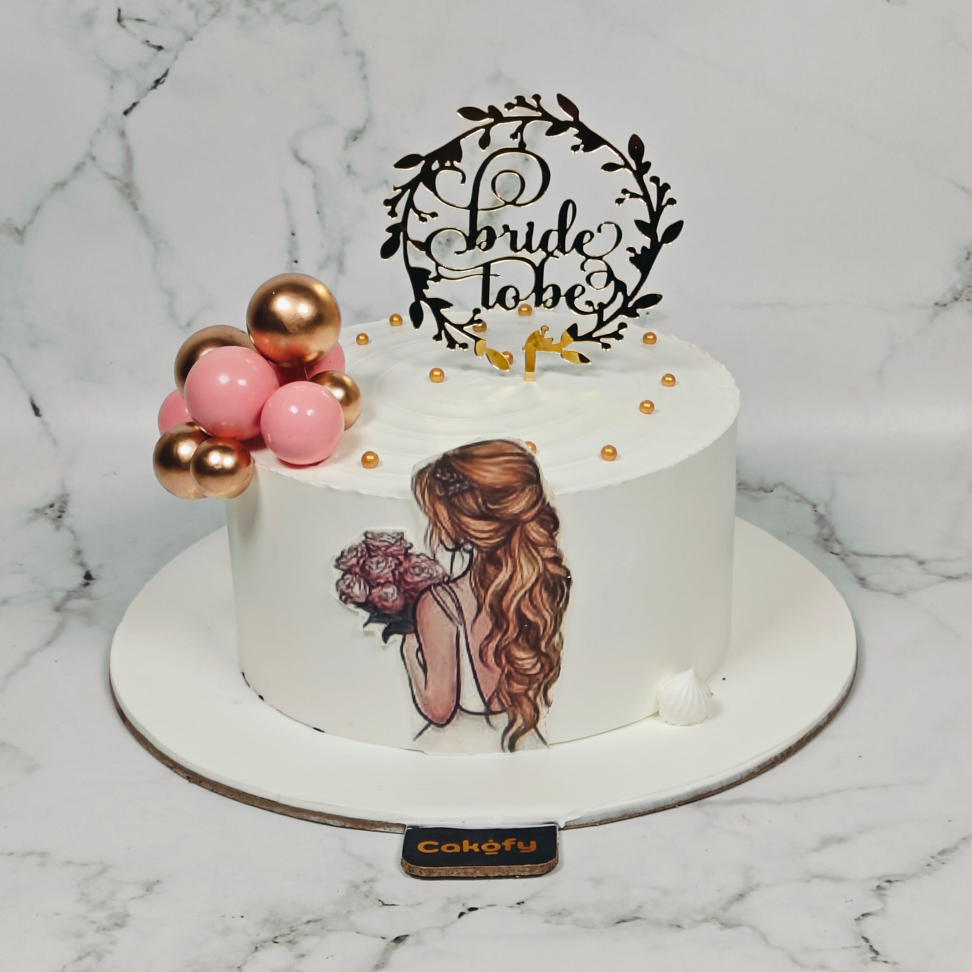 Bride To Be Designer Cake - Gurgaon & Delhi NCR | Cakofy