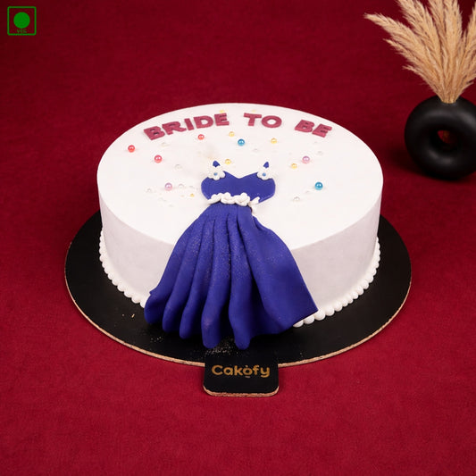 Bride To Be Dress Theme Cake - Gurgaon & Delhi NCR | Cakofy
