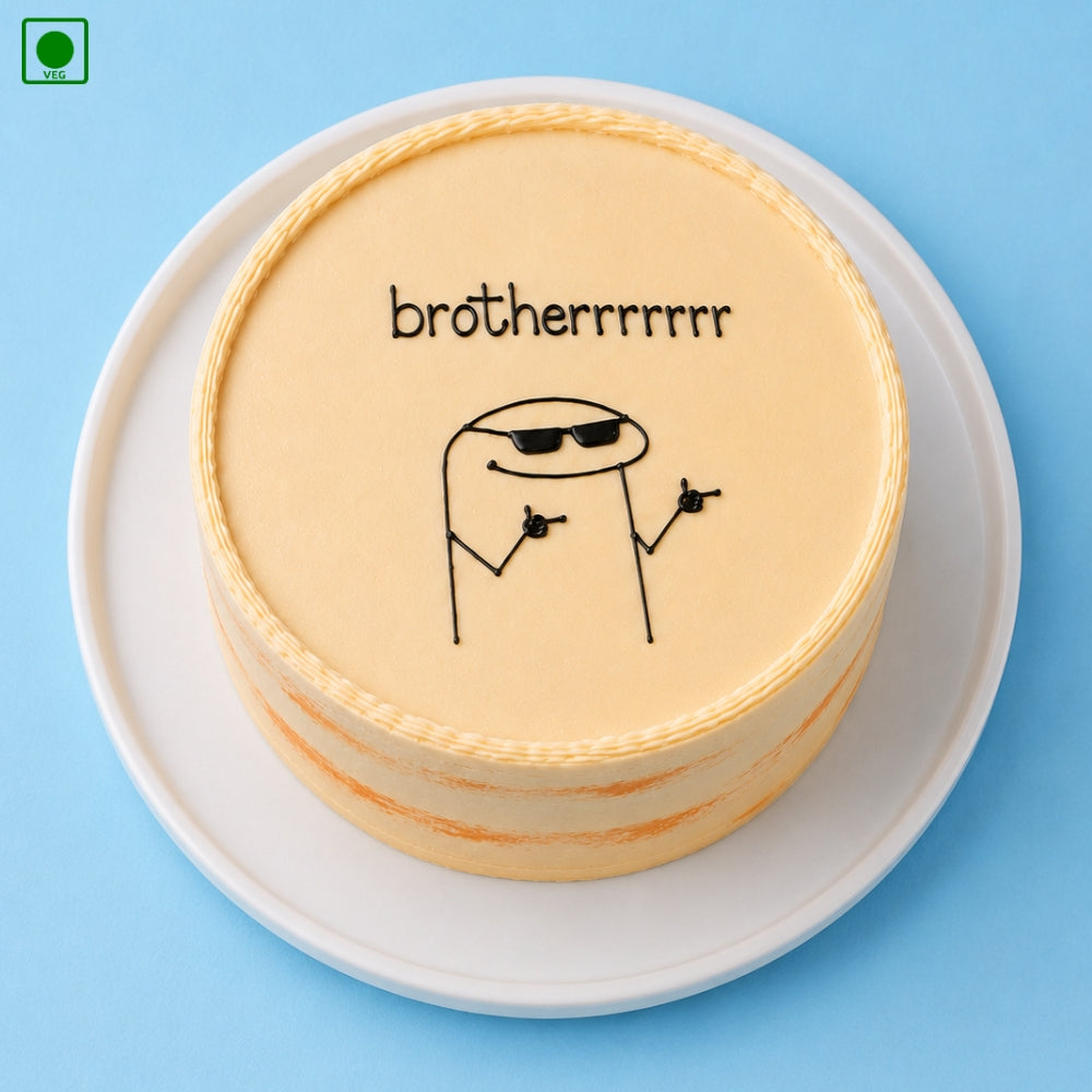 Brother Rakhi Special Funny Cake  - Gurgaon, Delhi & Noida