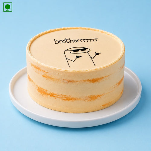 Brother Rakhi Special Funny Cake