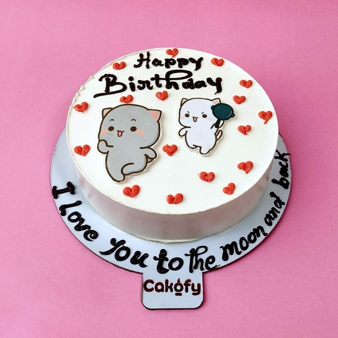 Bubu Dudu Love Theme Cake – Gurgaon & Delhi NCR | Cakofy