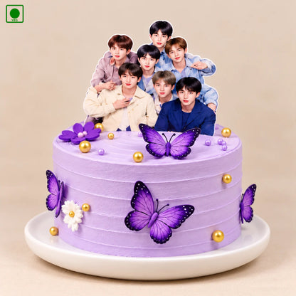 Butterfly BTS Cake