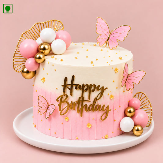 Butterfly Bliss Birthday Cake - Gurgaon, Delhi & Noida